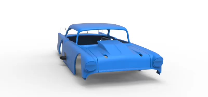 Shell of Vintage Asphalt Modified stock car V9 Scale 1:25 - Model preview 16