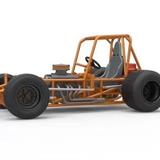 Vintage Sprint car Base Version 2 Scale 1:25 - Model thumbnail 2