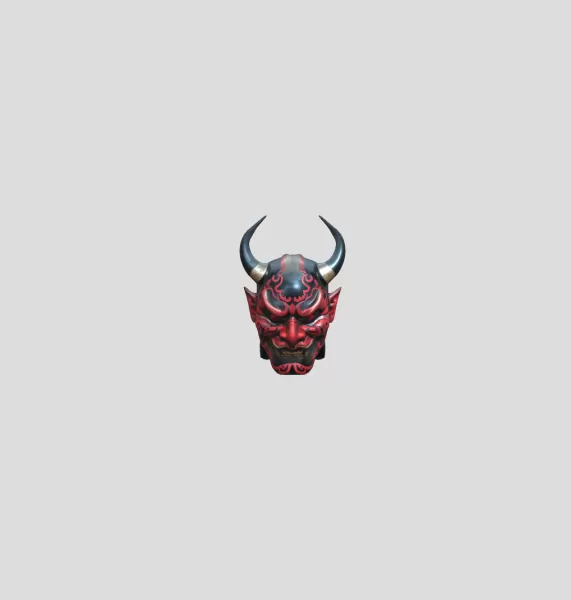 Demon mask! - Model preview 1