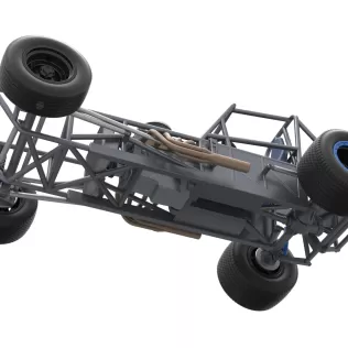 Vintage Dirt Modified stock car Base Version 5 Scale 1:25 - Model thumbnail 3