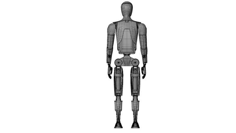 Optimus Gen tesla robot Advanced Humanoid Robot - Model preview 12