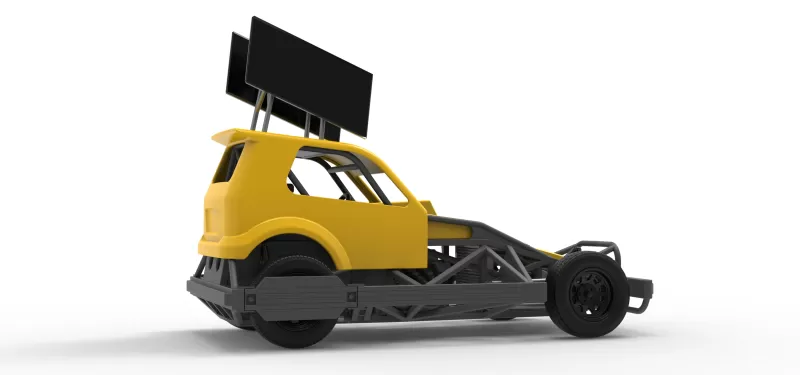 New Zealand Superstock car Version 5 Scale 1:25 - Model preview 21