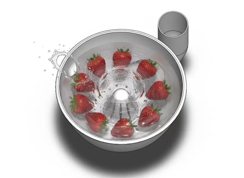 trendy smart washing bowl - Model preview 1