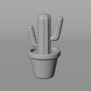 Cactus Plant - Model thumbnail 3