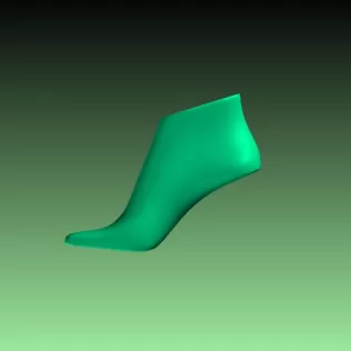 Women High Heel Open Toe Sandal Slipper Shoe Last 3D Digital Pri - Model thumbnail 3