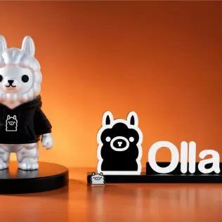 Ollama Inspired AI Mascot 3D Print - Model thumbnail 3