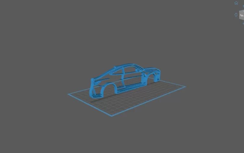 BMW - M4 2021 Wall Art - Model preview 2