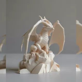 Dragon Guardian Statue