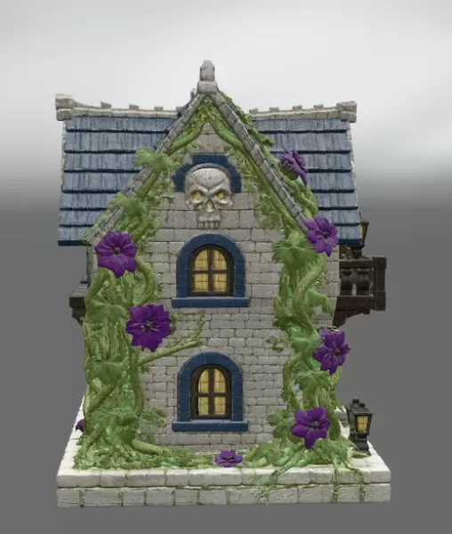 Cursed Watcher Manor STL File for 3D Print - Model preview 8