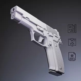 P226 Tactical Pistol #RoZ - Model thumbnail 1