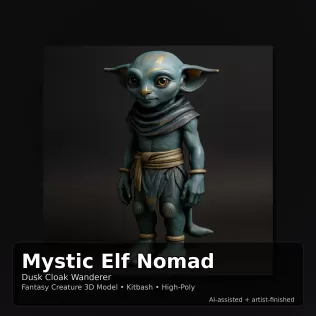 Fantasy Creature Kitbash Collection (High-Poly Character Pack) - Model thumbnail 12