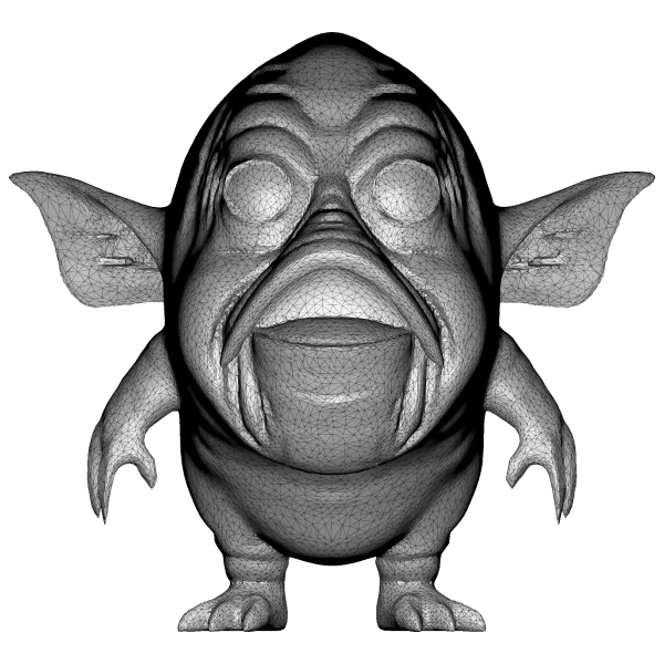 Odd Creatures Collection – Cute Creepy Kitbash High-Poly Monster - Model preview 11