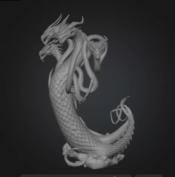 Mystic Hydra - Model preview 2