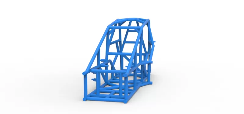 Frame of Three Quarter Midget Scale 1:25 - Model preview 4