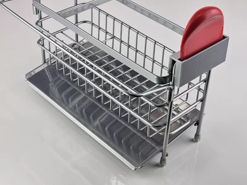 Dish Scraper Holder Compatible with Kitchen Caddy Organizers - Model preview 3