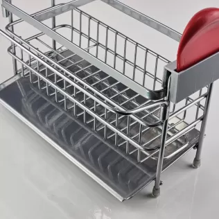 Dish Scraper Holder Compatible with Kitchen Caddy Organizers - Model thumbnail 3