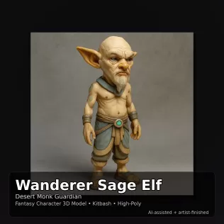 Fantasy Creature Kitbash Collection (High-Poly Character Pack) - Model thumbnail 22