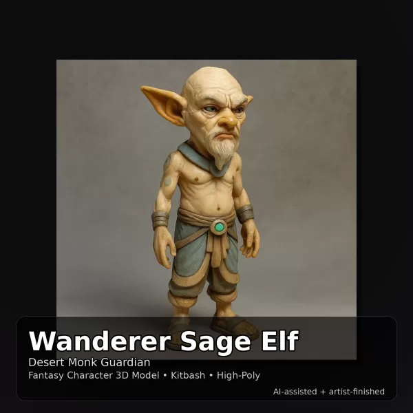 Fantasy Creature Kitbash Collection (High-Poly Character Pack) - Model preview 22