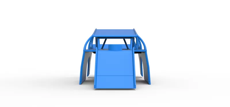 Shell of Mod Lite Race car Version 2 Scale 1:25 - Model preview 5