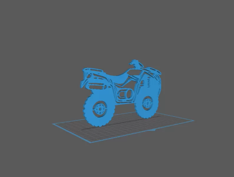 Yamaha - Grizzly Wall Art - Model preview 2