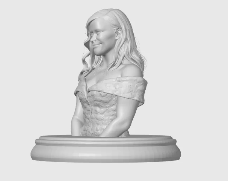 Reese Witherspoon 3D Bust - Model preview 4