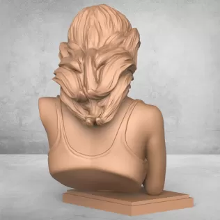 Beautiful Couple Statue. - Model thumbnail 2