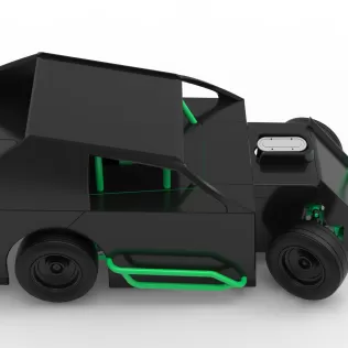 Mod Lite Race car while turning Scale 1:25 - Model thumbnail 23