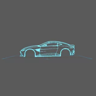 Aston Martin - Vantage 2022 Wall Art