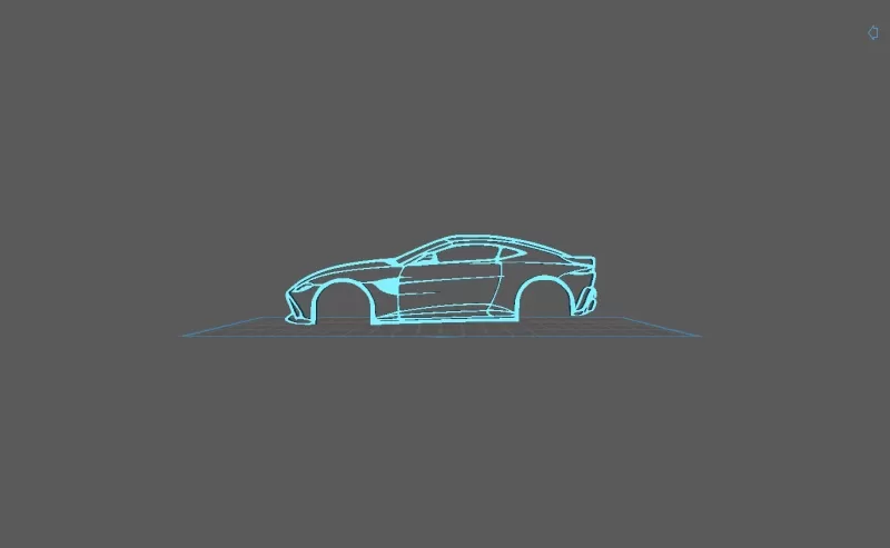 Aston Martin - Vantage 2022 Wall Art - Model preview 1