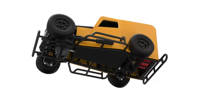 Dwarf car Scale 1:25 - Model preview 3