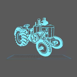 Tractor - Vierzon Wall Art