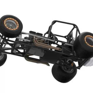 Vintage Dirt Silver Crown Car Base Scale 1:25 - Model thumbnail 3