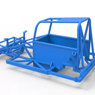 Frame of New Zealand Ministock car Scale 1:25 - Model thumbnail 10