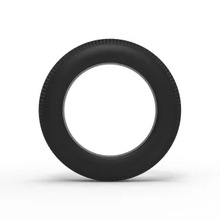 Vintage dirt tire Version 1 Scale 1:25 - Model thumbnail 5