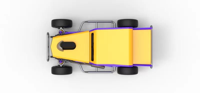 Dwarf car Version 2 Scale 1:25 - Model preview 11