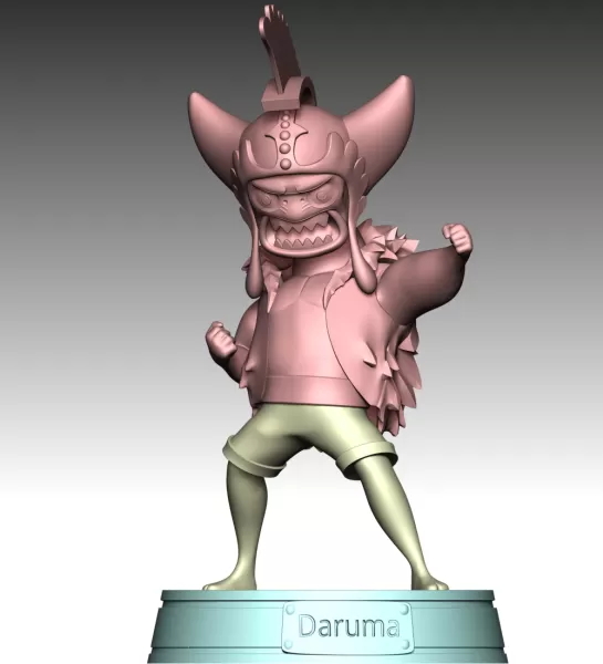 Daruma - One Piece - Model preview 11