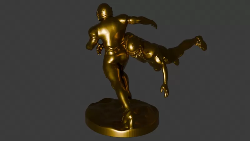 PACK OF 4 POSITIONS - 3D AMERICAN SOCCER PLAYERS - Model preview 21