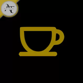 Simple Coffee Cup Symbol - 2D Art