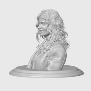 Elodie Fontan 3D Bust Print - Model thumbnail 5