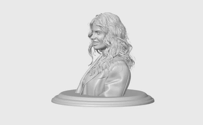 Elodie Fontan 3D Bust Print - Model preview 5