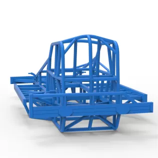 Frame of BriSCA Formula 1 Stock Car Version 2 Scale 1:25 - Model thumbnail 10