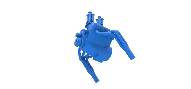 Engine of Gasser Version 2 Scale 1:25 - Model preview 3