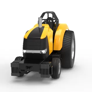 Fun short Pro Stock Pulling Tractor Version 5 Scale 1:25 - Model thumbnail 4