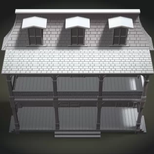 Greenfield General Store Facade - Model thumbnail 5