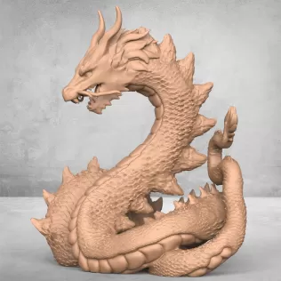 Chinese Monster Dragon - Model thumbnail 4