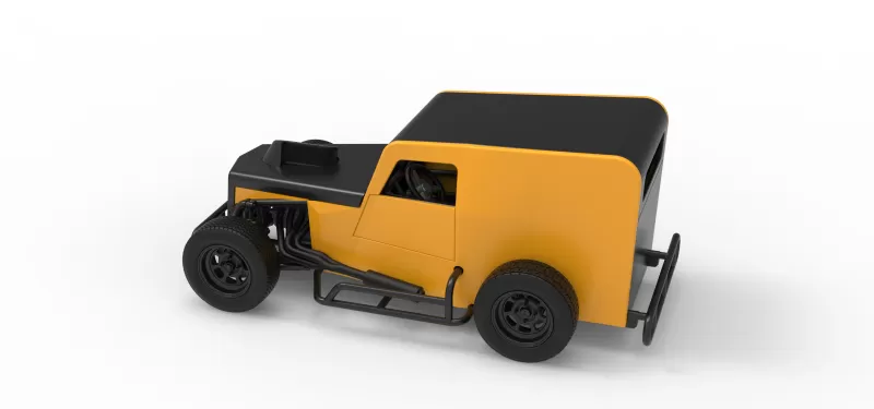 Dwarf car Scale 1:25 - Model preview 12