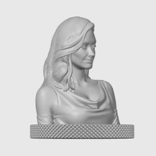 Emmy Rossum 3D Model Print