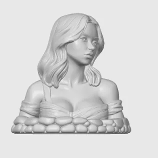 Sydney Sweeney 3D Bust - Model thumbnail 11