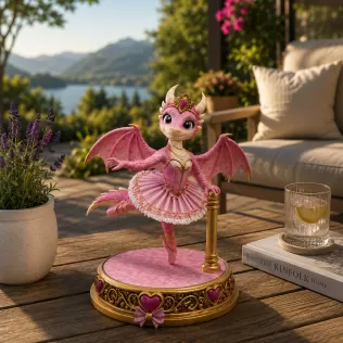 Ballerina Dragon Princess STL File for 3D Printing