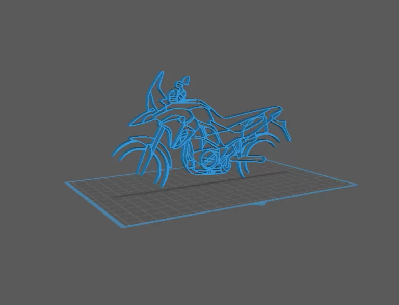 BMW - F 800 GS Wall Art - Model preview 2